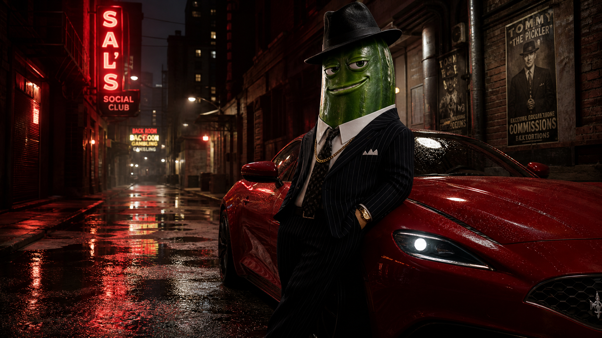Goofy AI images case study with a taco DJ character for a fitness product launch teaser