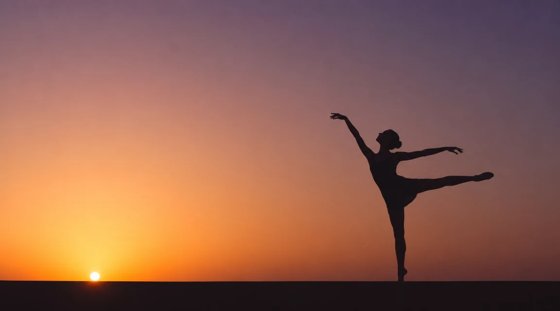 seedance 2.1 minimalist silhouette dancer warm sunset gradient clean lines